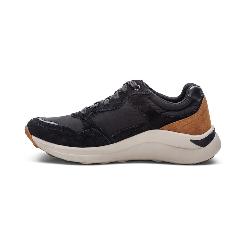 Molly Lace Up Women Sneakers Black - Aetrex Middle East